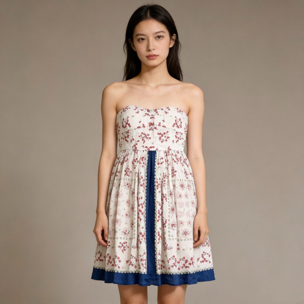 NWOT Paul & Joe Floral Sister Bandera Dress Size 38 Knee length